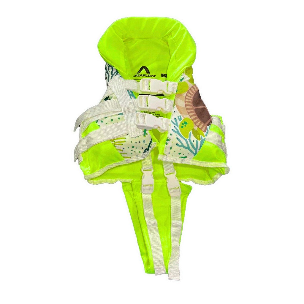 Chaleco Super Bebe Ski Aquafloat Salvavidas Pileta Rio Pna Tortuga