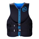 Chaleco Salvavidas De Neoprene Impacto Hyperlite Wakeboard Negro/Azul Talle L 