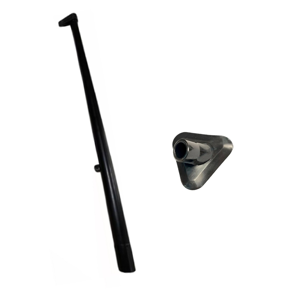 Mastil Con Base Para Pegar Gomon Semirrigido Nautica