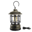 Farol Led Camping Awayco Recargable Con Bateria Verde 200 lumenes