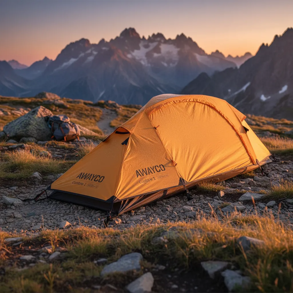 Carpa 1 Pers Awayco Cumbre 5000mm Liviana 1,9kg Montaña