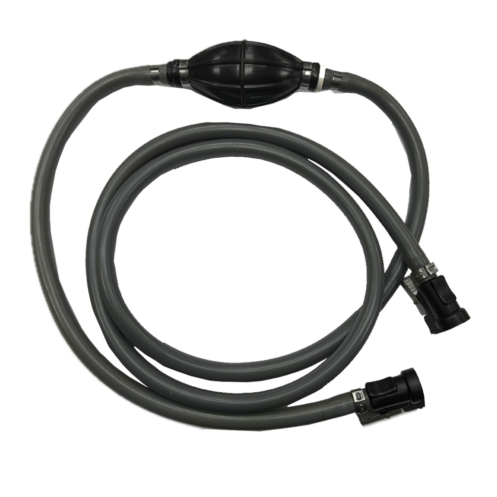 Pera Con Manguera 8mm P/ Combustible + 2 Conectores Johnson