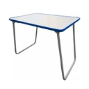Mesa Mesita Plegable 68 X 45 Caño Camping Azul
