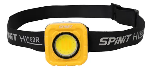 Linterna Minero Cabeza Frontal Recargable Spinit Hl950r