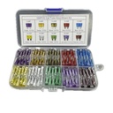 Caja De 100 Fusibles Surtidos Planos Auto Camión