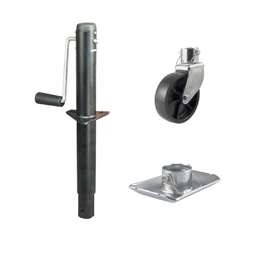 Rueda Timonera De Lanza Trailer Reforzada 1000lbs