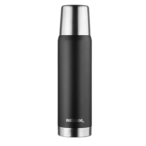 [WALD-OBUS1000BK] Termo Waterdog Obus De Acero Inoxidable 1 Litro Pico Matero
