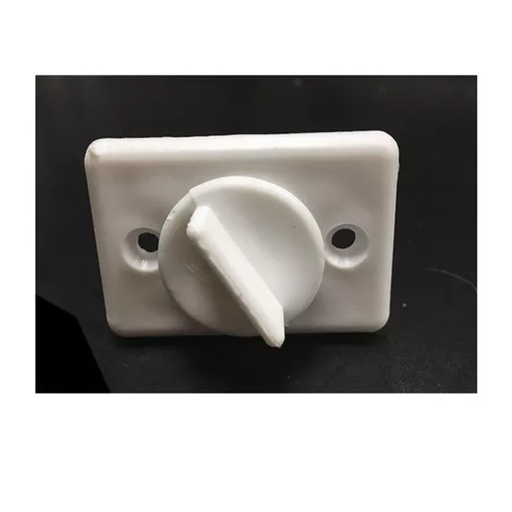 [HERR-276] Tapon de Achique con plastico blanco y oring de goma