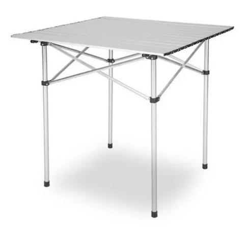 [AB-139051] Mesa Enrollable Camping  70x70x70 Cm Aluminio