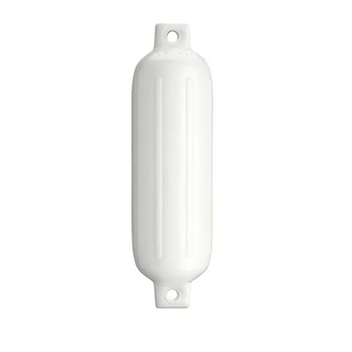 [KIE-1069933200000] Defensa Inflable Náutica Blanca Extragrande 26x63 Cm