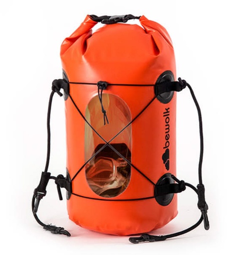 [BE-BB 2316 NARANJA] Bolso Estanco Bewolk Para Kayak 16 Litros Naranja