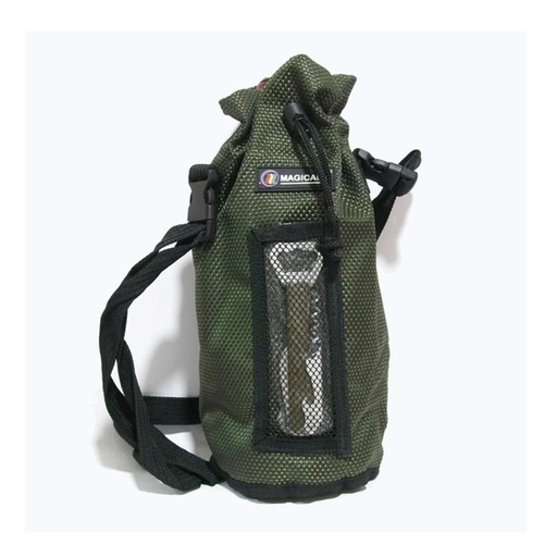 [WON-MK-2015 VERDE] Bolso Termico Magicase Para Botella De 1.5 L Con Sacacorcho