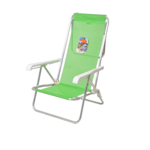 [SOL-3015 Verde] Reposera Silla 8 posiciones Verde 3015