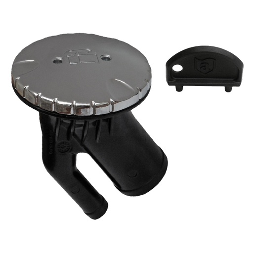 [BAR-T13142] Tapa De Tanque - Attwood Gas Cromada Inclinada Con Venteo