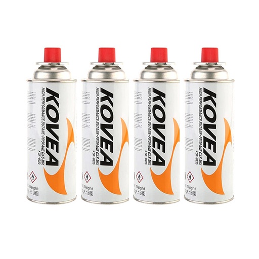 [PIR-P06001X4] Cartucho Gas Butano 227g  Kovea Promo Pack 4 Unidades