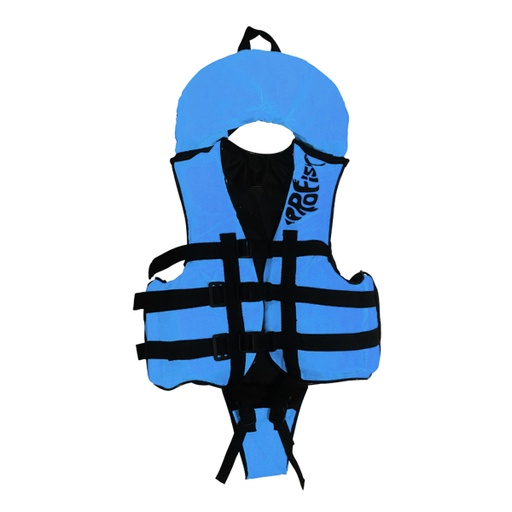 [KIE-1010130109902Azul] Chaleco Salvavidas Aquafloat Niño Pro Fish Cuello Y Chiripa Talle 02 Azul