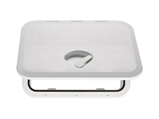 [TM-SFRE1-270-375-01] Tapa De Tambucho Estanco Plástica Con Manija Ext. 270x375mm Para Lancha