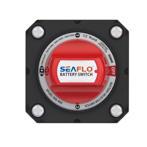 [TM-SFCBS-300-402] Llave De Corte Cortabateria 2 Baterías 4 Posiciones Náutica 300/900amp