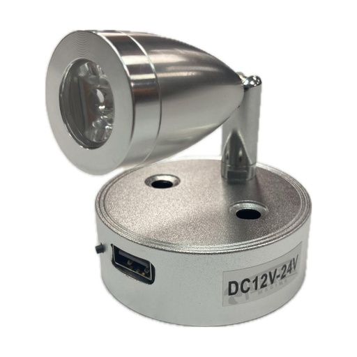 [TM-SF40357] Lampara Luz De Lectura Motorhome Rv Lancha Torque Marine
