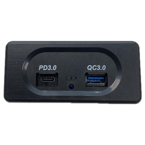 [TM-SF52202-1] Toma Usb + Cargador Celular 12v Para Auto Lancha Motorhome