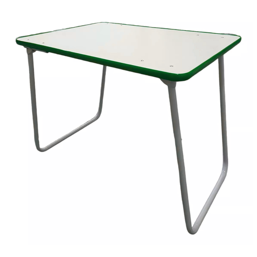 [LASCO-1262-1 VERDE] Mesa Mesita Plegable 68 X 45 Aluminio Camping Verde