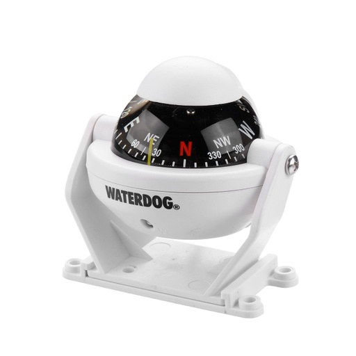 [WALD-LC-580] Compas Nautico Brujula Con Luz 12v Con Soporte Lanchaa
