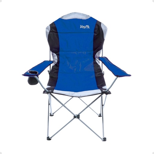 [Rofft-A0080 Azul] Sillon Director Plegable Reforzado Azul