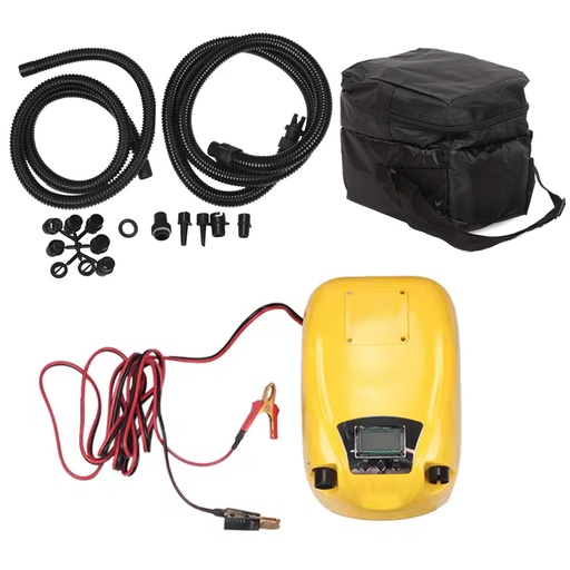 [TM-AIR PUMP DIG] Compresor Inflador Alta Presion Torque Marine 12v Bote Gomon Semirrigido Tabla Standup Paddle Sup