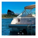 Parrilla Nautica Para Barco Torque Marine Base Soporte Largo