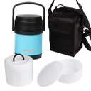 Lunchera Vianda Termica Waterdog + Bolso 1200 Ac Inox