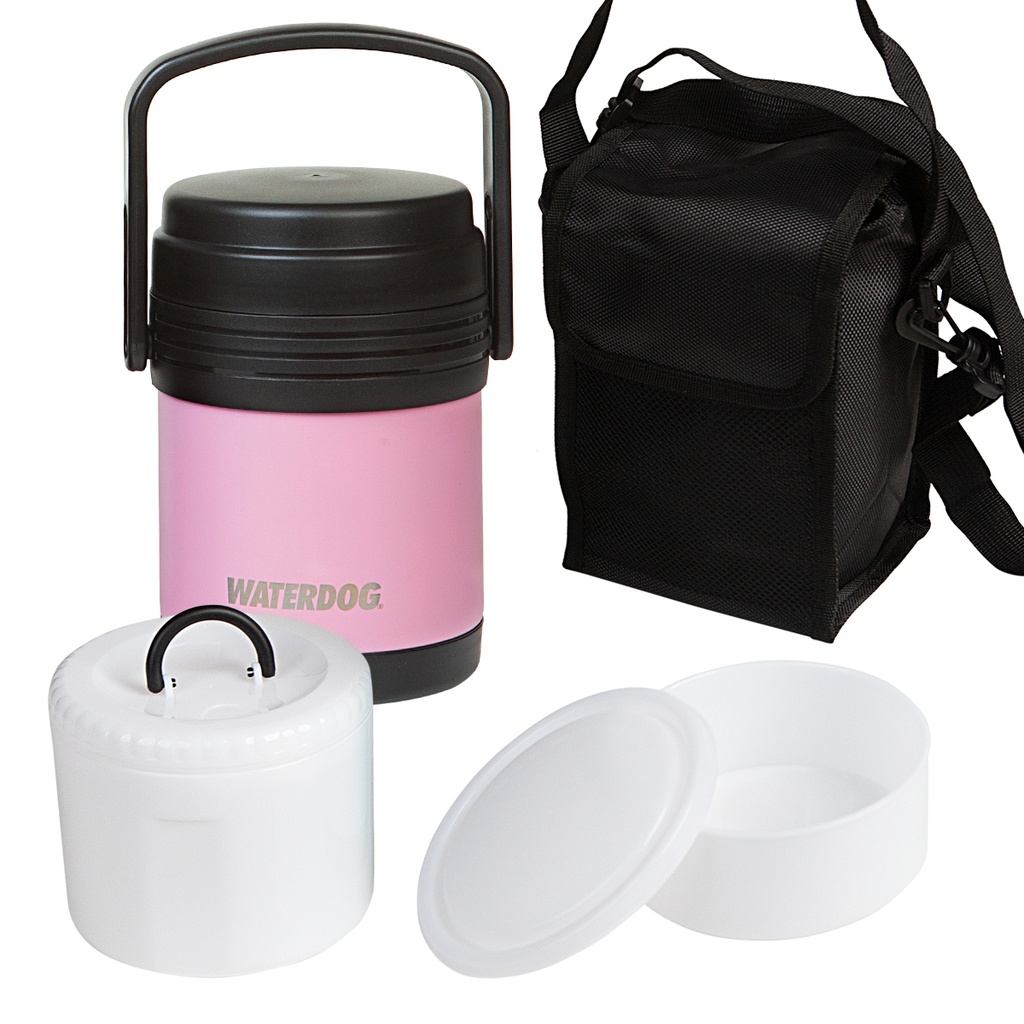 Lunchera Vianda Termica Waterdog + Bolso 1200 Ac Inox