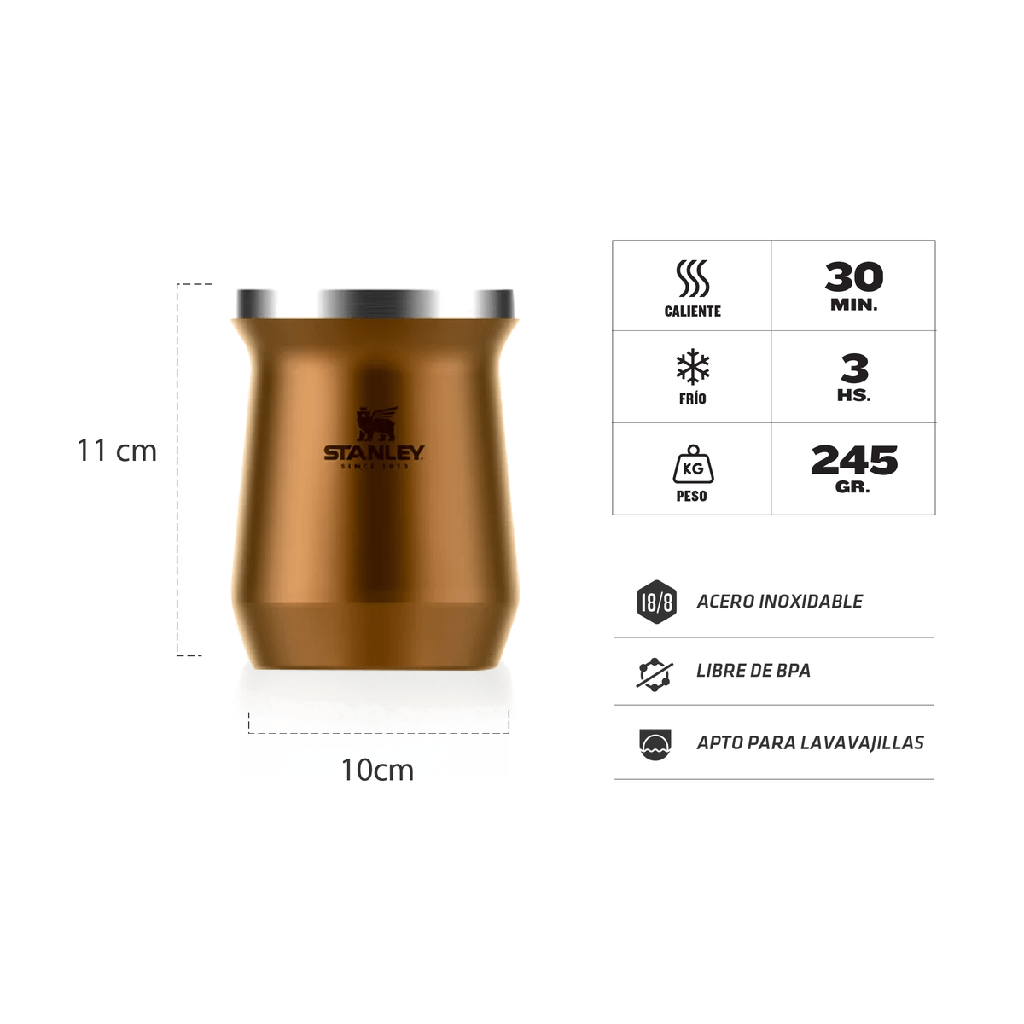 Mate Stanley Acero Inoxidable Térmico Classic