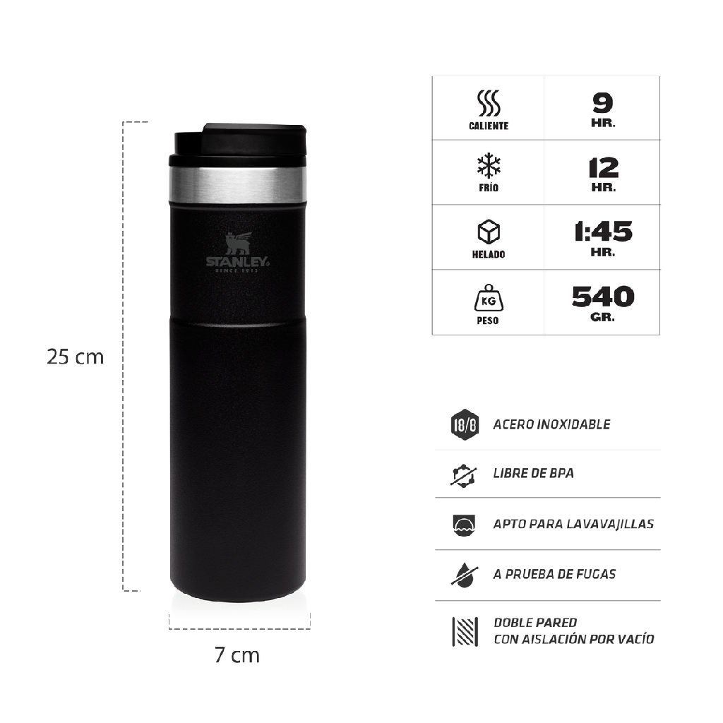 Botella Térmica Vaso Stanley Neverleak Mug 591 Ml Frio/calor