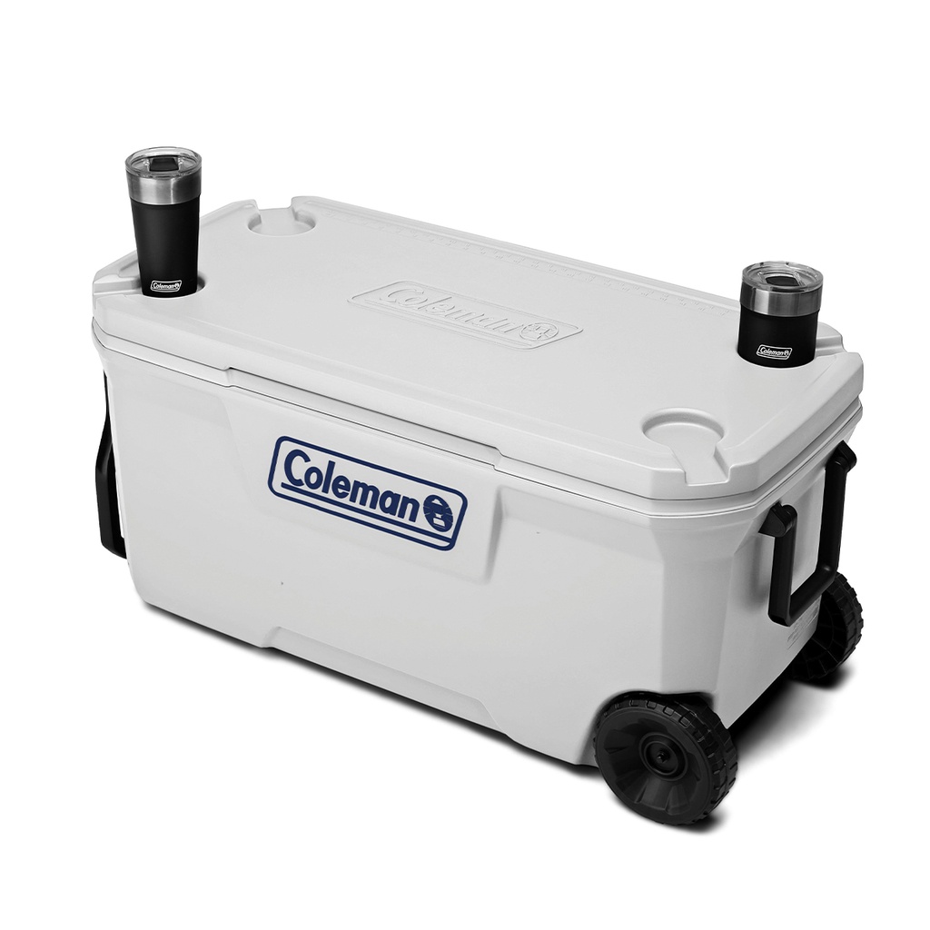 CONSERVADORA COLEMAN CHEST MARINE 100QT C/R WHITE