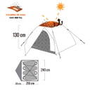 Carpa Waterdog Kakel 3 Personas Trekking