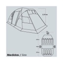 CARPA DOITE PRADERA ALU P/9 PERSONAS M.15956