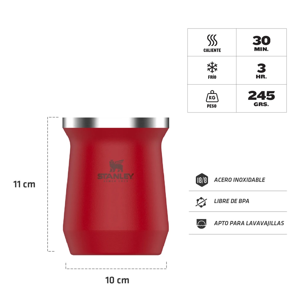 Mate Stanley 236ml Lava