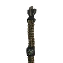 Pulsera Supervivencia Paracord Brújula Camping 5en1