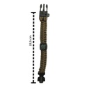 Pulsera Supervivencia Paracord Brújula Camping 5en1