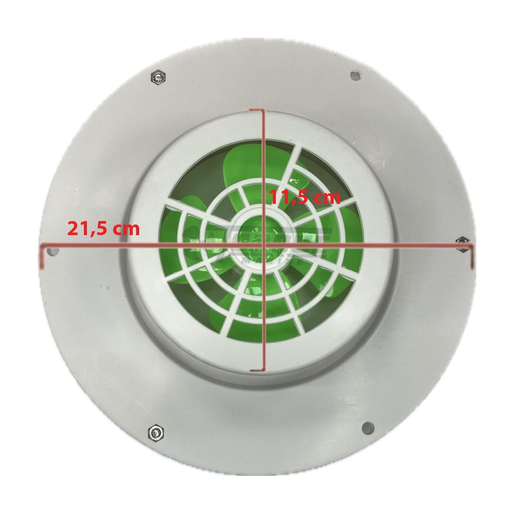 Ventilador Con Panel Solar Para Motorhome Rv Torque Marine