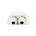 Caja Pasa Cable Doble Panel Solar Techo Motorhome Rv
