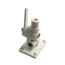 Base De Antena Vhf Basculante De Plastico Con Palanca