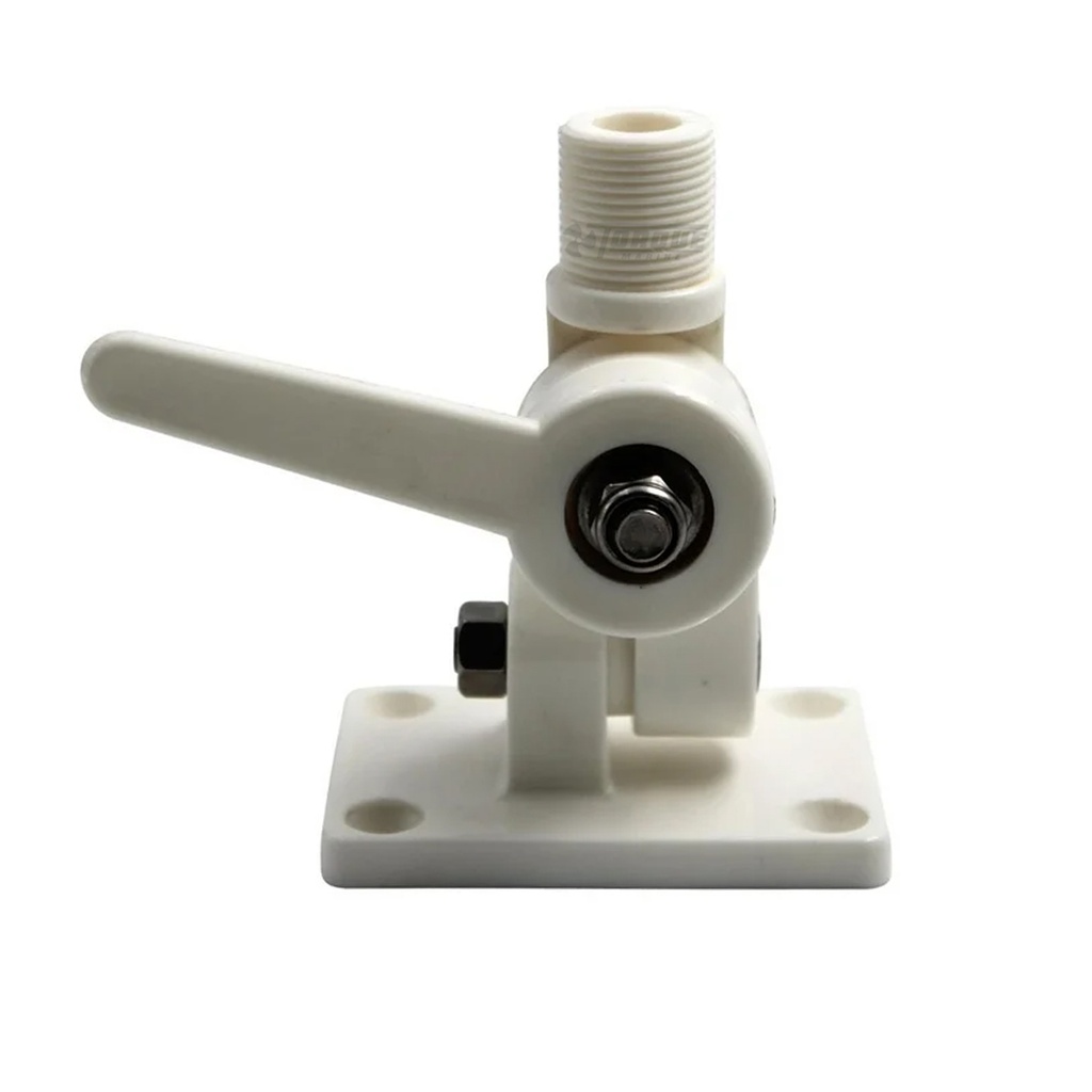 Base De Antena Vhf Basculante De Plastico Con Palanca