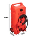 Tanque De Combustible Con Ruedas Pico Surtidor 53 Lts