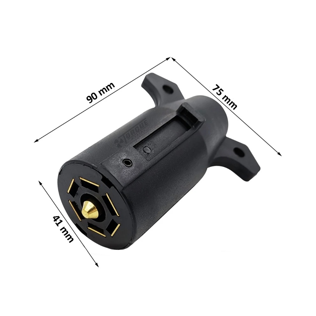 Conector Para Trailer Macho 7 Pines Americano