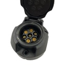 Ficha Conector Hembra Plastico Trailer Acoplado 7 Pines