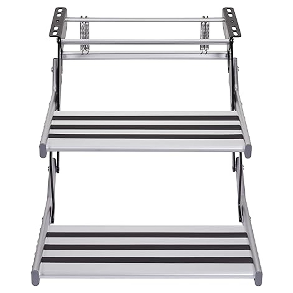 Escalon Rebatible Doble Para Casa Rodante Motorhome Sprinter