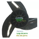 Helice Plastica Original Omoto 3 Palas