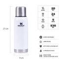 Termo Stanley 739 Ml Adventure Polar Blanco Acero Inoxidable