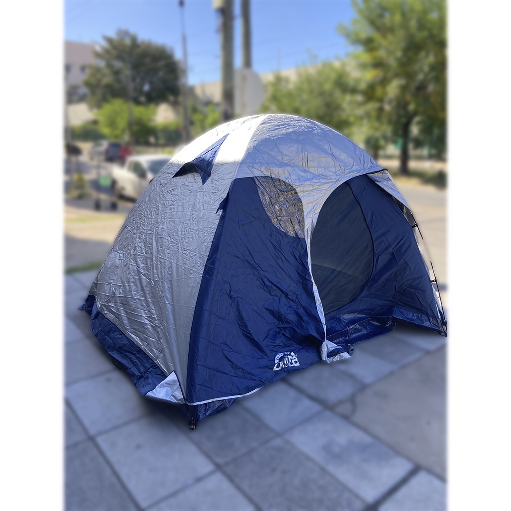 Carpa Para 6 Personas Doite Atom 6 Con Detalle Piso Exterior